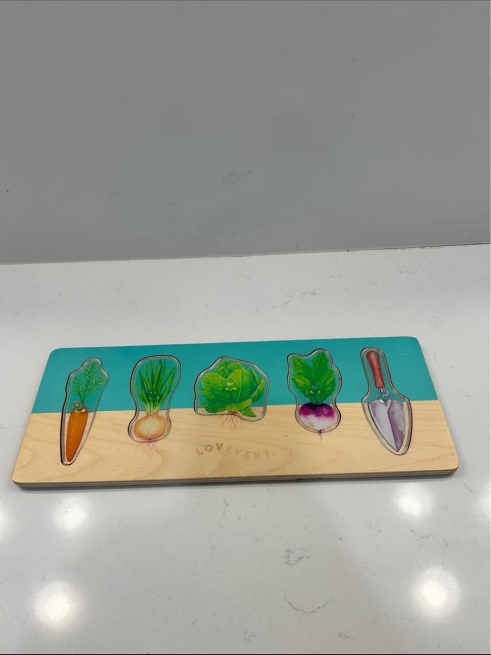 Lovevery Wooden Vegetable Puzzle